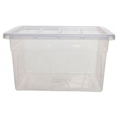 CAJA DE ALMACENAJE CON TAPA 32 LITROS 36X42X30CM PP TRANSPARENTE ARCHIVO 2000 CP1482032 CS TP (Espera 4 dias) en Huesoi